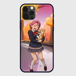 Чехол iPhone 12 Pro Max Сиратори Айра Дандадан с щенком