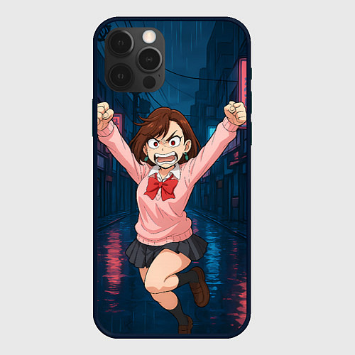 Чехол iPhone 12 Pro Max Сиратори Айра в ярости / 3D-Черный – фото 1
