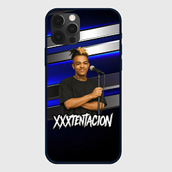 Чехол iPhone 12 Pro Max XXXTentacion с микрофоном довольный