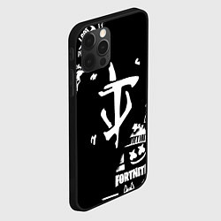 Чехол для iPhone 12 Pro Max Doom x fortnite logo, цвет: 3D-черный — фото 2
