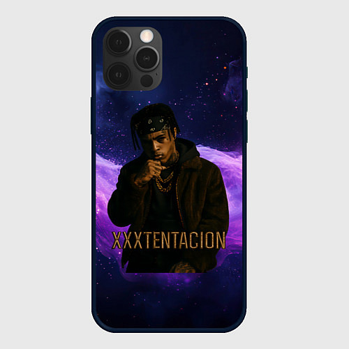 Чехол iPhone 12 Pro Max XXXTentacion - кулак / 3D-Черный – фото 1