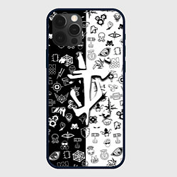 Чехол iPhone 12 Pro Max Doom ачивки паттерн