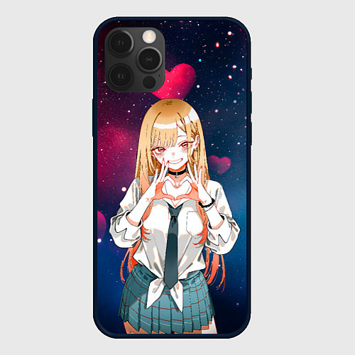 Чехол iPhone 12 Pro Max Марин Китагава с любовью - Эта фарфоровая кукла вл / 3D-Черный – фото 1