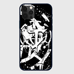 Чехол для iPhone 12 Pro Max Doom smile game, цвет: 3D-черный