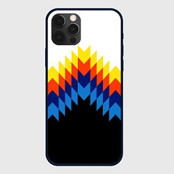 Чехол для iPhone 12 Pro Max Олдскульный паттерн, цвет: 3D-черный