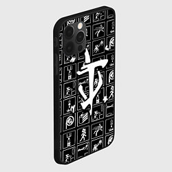 Чехол для iPhone 12 Pro Max Doom x portal, цвет: 3D-черный — фото 2
