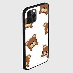 Чехол для iPhone 12 Pro Max Мордашка мишки, цвет: 3D-черный — фото 2