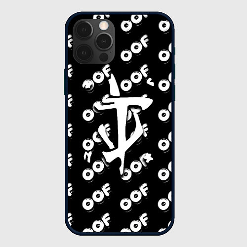 Чехол iPhone 12 Pro Max Doom off black / 3D-Черный – фото 1