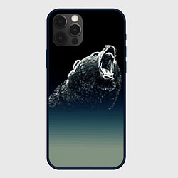 Чехол для iPhone 12 Pro Max Бурый в гневе - градиент, цвет: 3D-черный