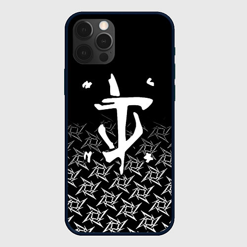 Чехол iPhone 12 Pro Max Doom ninja / 3D-Черный – фото 1