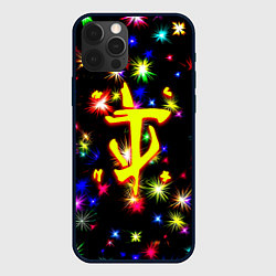 Чехол iPhone 12 Pro Max Doom новогодние искры