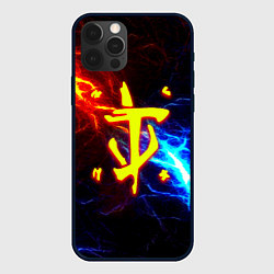 Чехол iPhone 12 Pro Max Doom шторм с молниями