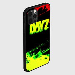 Чехол для iPhone 12 Pro Max Dayz кислотные краски штрихи, цвет: 3D-черный — фото 2