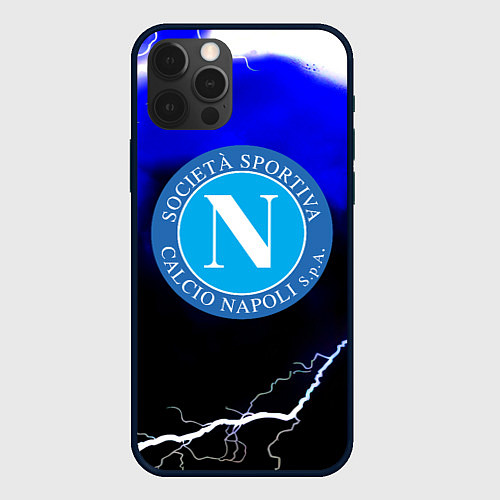 Чехол iPhone 12 Pro Max Наполи шторм / 3D-Черный – фото 1