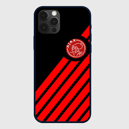 Чехол iPhone 12 Pro Max Ajax геометрия / 3D-Черный – фото 1