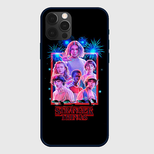 Чехол iPhone 12 Pro Max Очень странные дела арт / 3D-Черный – фото 1