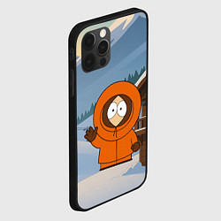 Чехол для iPhone 12 Pro Max Кенни машет рукой - Южный парк, цвет: 3D-черный — фото 2
