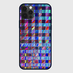 Чехол для iPhone 12 Pro Max Голографическа сетка, цвет: 3D-черный