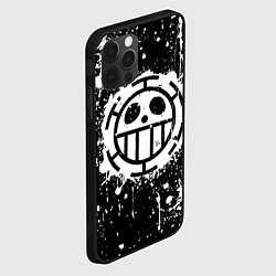 Чехол для iPhone 12 Pro Max Пираты сердца - лого, цвет: 3D-черный — фото 2