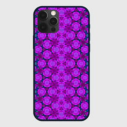 Чехол iPhone 12 Pro Max Фиолетово-синяя метаморфоза