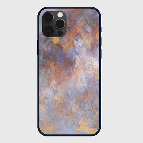 Чехол iPhone 12 Pro Max Абстракция - pastel fantasy / 3D-Черный – фото 1
