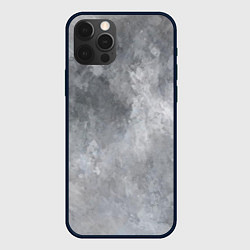 Чехол iPhone 12 Pro Max Абстракция - light gray haze