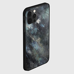 Чехол для iPhone 12 Pro Max Абстракция - dark oil painting, цвет: 3D-черный — фото 2