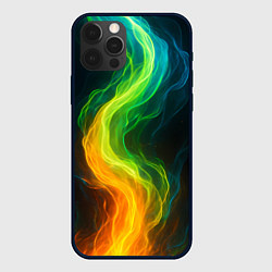 Чехол iPhone 12 Pro Max Разноцветное пламя