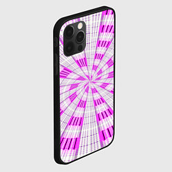 Чехол для iPhone 12 Pro Max Pink spiral, цвет: 3D-черный — фото 2