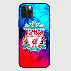 Чехол для iPhone 12 Pro Max Liverpool неоновые тропики, цвет: 3D-черный