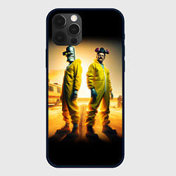 Чехол для iPhone 12 Pro Max Хайзенберг и Бендер пустились во все тяжкие, цвет: 3D-черный