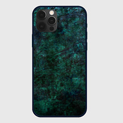 Чехол для iPhone 12 Pro Max Абстракция - malachite slice, цвет: 3D-черный