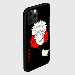 Чехол для iPhone 12 Pro Max Магическая битва Итадори двуликий, цвет: 3D-черный — фото 2