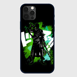 Чехол iPhone 12 Pro Max One Piece силуэт Ророноа Зоро