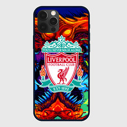 Чехол для iPhone 12 Pro Max Ливерпуль монстр, цвет: 3D-черный