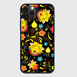Чехол iPhone 12 Pro Max Хохлома узор