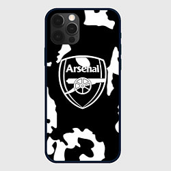 Чехол для iPhone 12 Pro Max Арсенал камуфляжные краски, цвет: 3D-черный