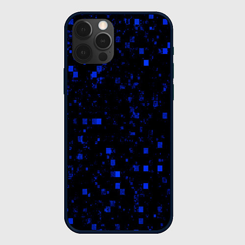 Чехол iPhone 12 Pro Max Color blue khaki / 3D-Черный – фото 1