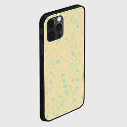 Чехол для iPhone 12 Pro Max Color beige turquoise, цвет: 3D-черный — фото 2