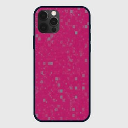 Чехол iPhone 12 Pro Max Color pink brown squares