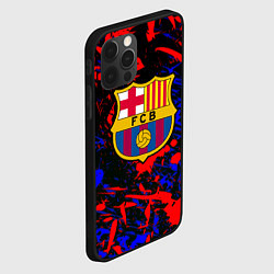 Чехол для iPhone 12 Pro Max Барселона абстрактные краски, цвет: 3D-черный — фото 2