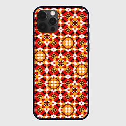 Чехол iPhone 12 Pro Max Пестрый узорчатый паттерн