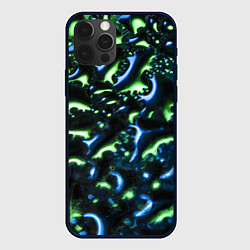 Чехол для iPhone 12 Pro Max Абстракция капли воды, цвет: 3D-черный