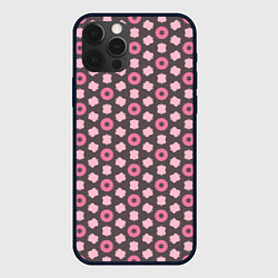 Чехол iPhone 12 Pro Max Абстрактная розовая текстура