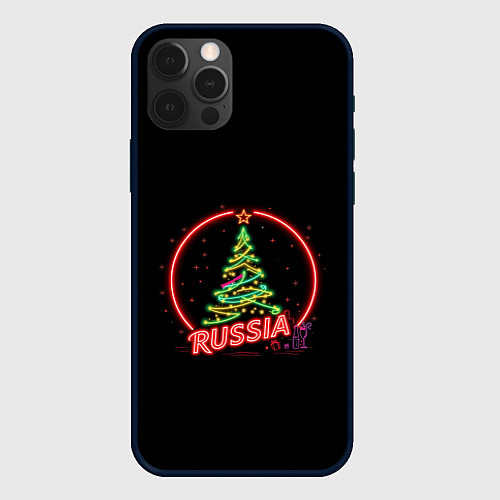 Чехол iPhone 12 Pro Max New year / 3D-Черный – фото 1