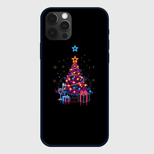 Чехол iPhone 12 Pro Max Christmas gifts / 3D-Черный – фото 1