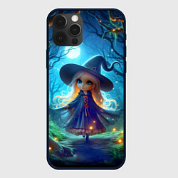 Чехол iPhone 12 Pro Max Ведьмочка-малютка в ночь на хэллоуин