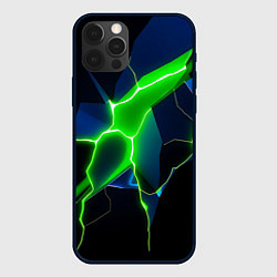 Чехол iPhone 12 Pro Max Neon green glow