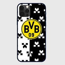 Чехол iPhone 12 Pro Max Borussia pattern minecraft