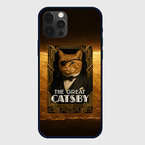 Чехол iPhone 12 Pro Max Великий Кэтсби / 3D-Черный – фото 1